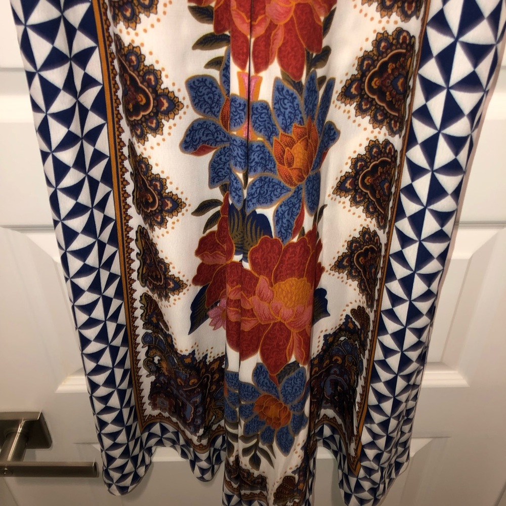 New Farm Rio x Anthropologie Wide Leg Printed Palazzo Pants Trousers sz S - Picture 10 of 10